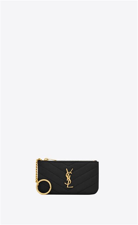 ysl key wallet|ysl keychain wallet.